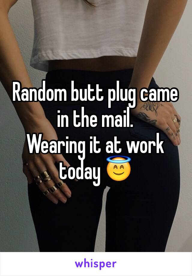 Butt Plug At Work